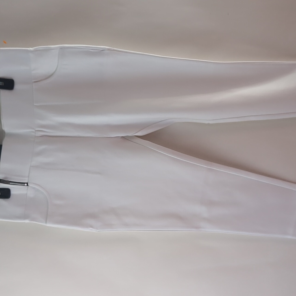 New With Tags Stylish White Skinny Pull On Pants Size Large - Picture 3 of 13